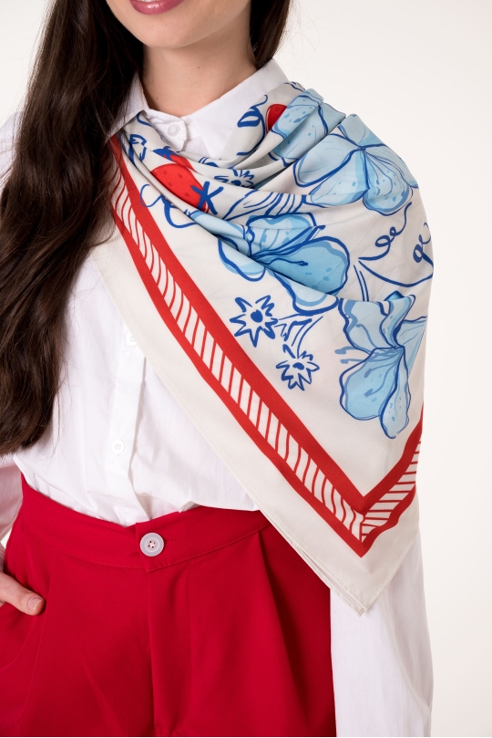 Lenço Azaleia 110x110