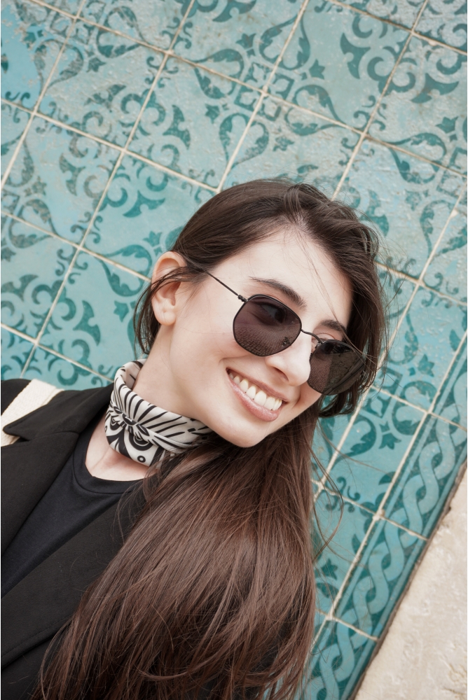 Lenço Mandacaru 60x60 (Preto)