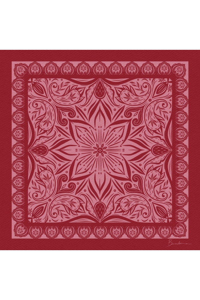 Lenço Mandacaru 60x60 (Rosa)