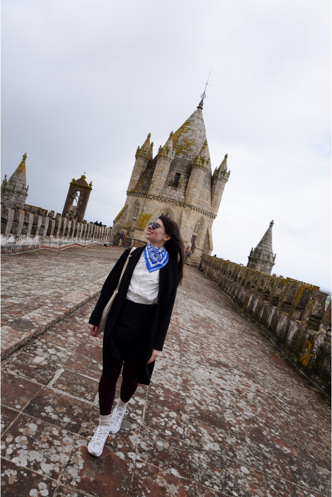 Lenço Caju 60x60 (Azul)