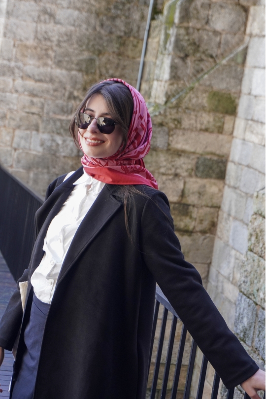 Lenço Mandacaru 110x110 (Rosa)